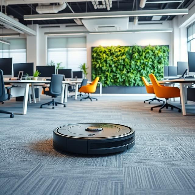 Smart Office Cleaning: Integrating Robotics and Automation